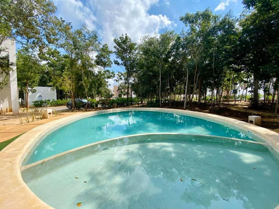 Departamento Residencial Con Alberca Cancún Buitenkant foto